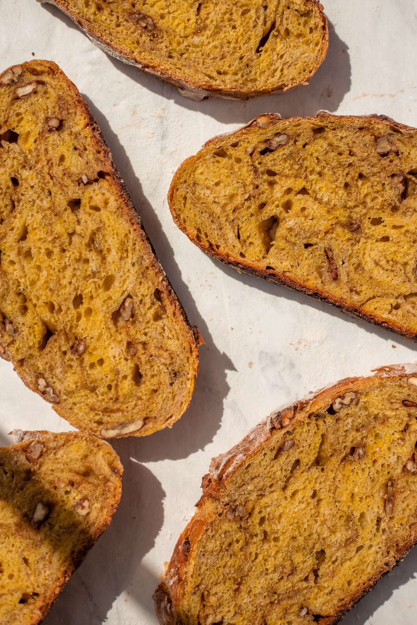 Sweet Sourdough Pumpkin Bread With Cinnamon And Pecans