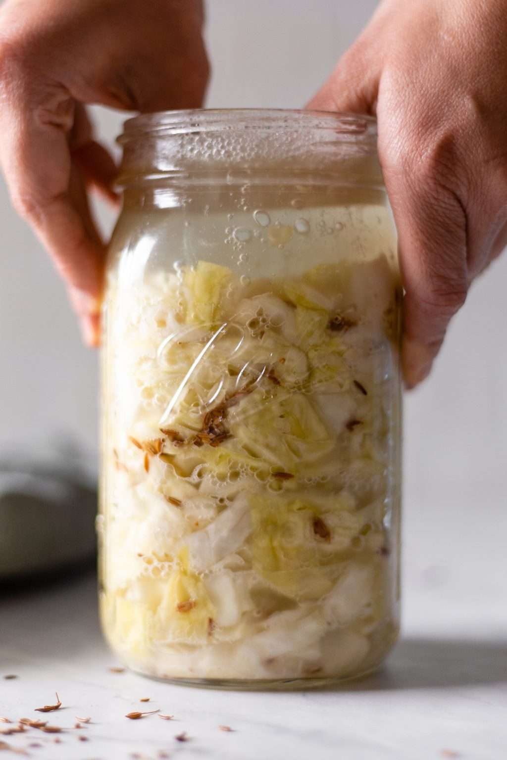 How To Make Old Fashioned Sauerkraut With Caraway Seeds Cultured Guru