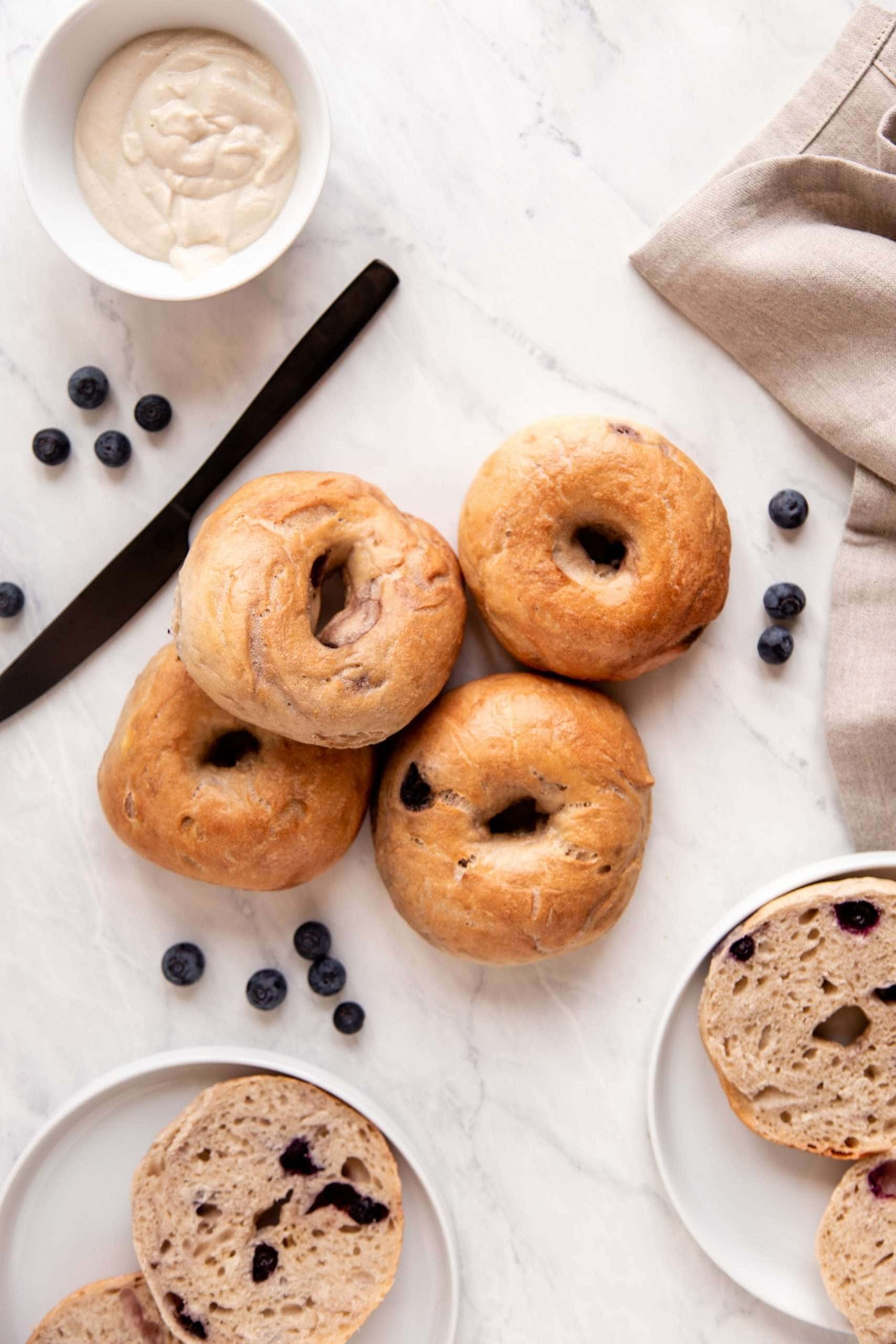 The Best Blueberry Bagels Made With Sourdough Starter