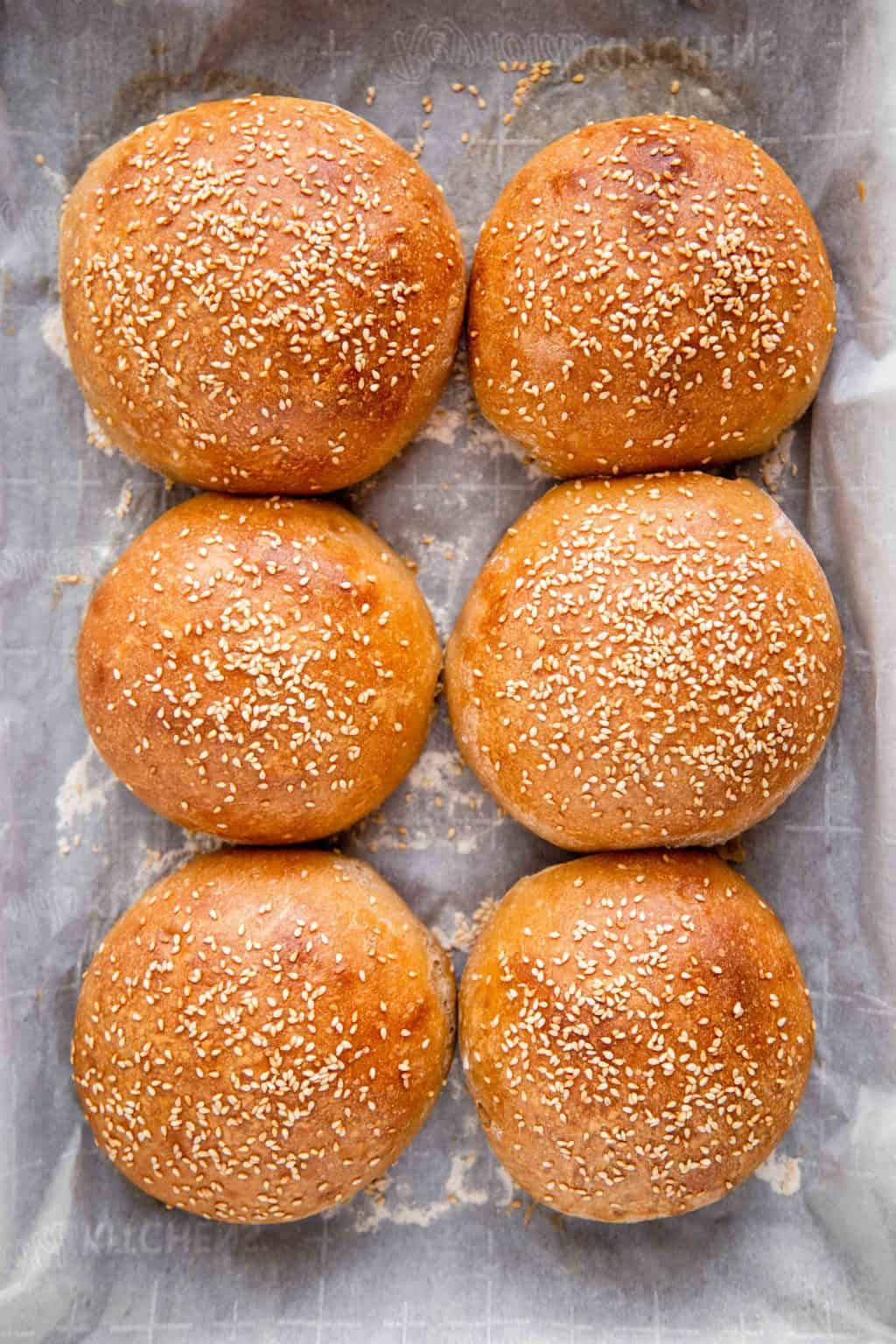 How to Make Sourdough Hamburger Buns • Cultured Guru