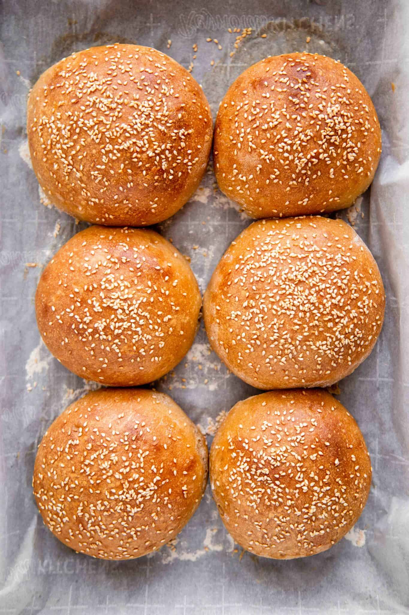How to Make Sourdough Hamburger Buns • Cultured Guru