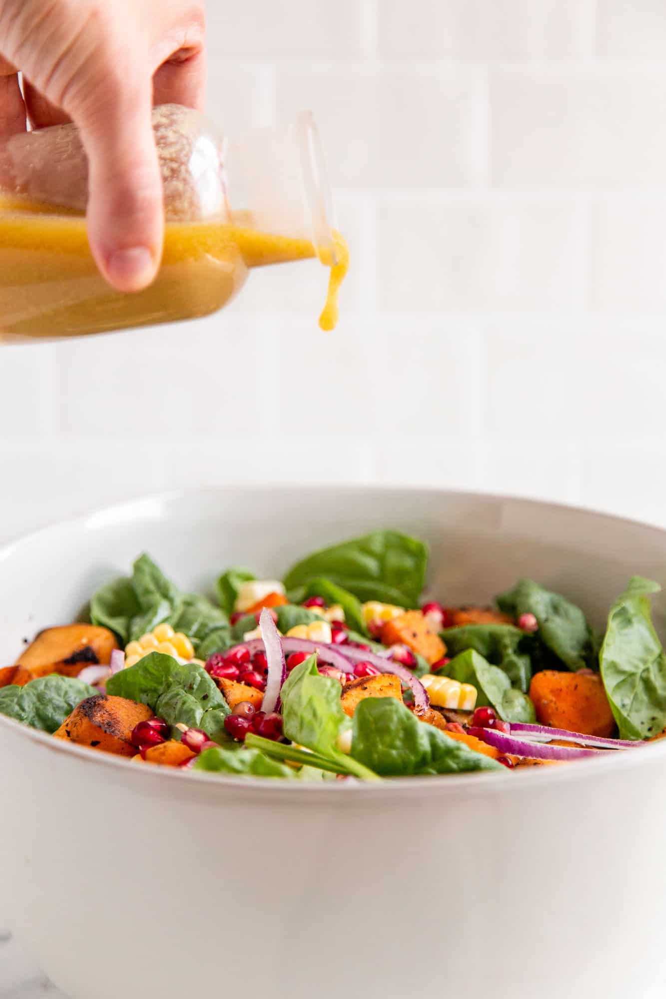 Fall Harvest Salad with Maple Dijon Dressing • Cultured Guru