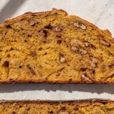 Sweet Sourdough Pumpkin Bread with Cinnamon and Pecans-image