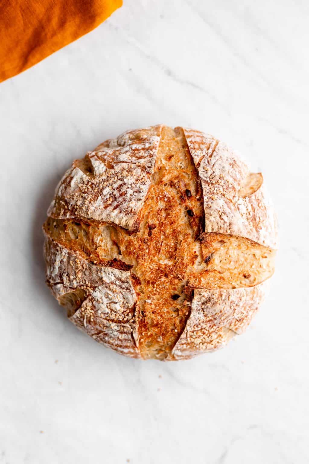 NoKnead Sauerkraut Bread with Onion and Sourdough Starter • Cultured Guru