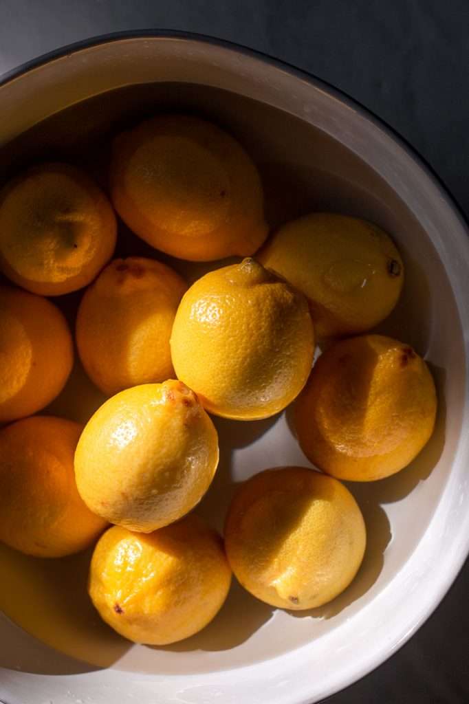 Moroccan salad bowl with preserved lemons - Lazy Cat Kitchen