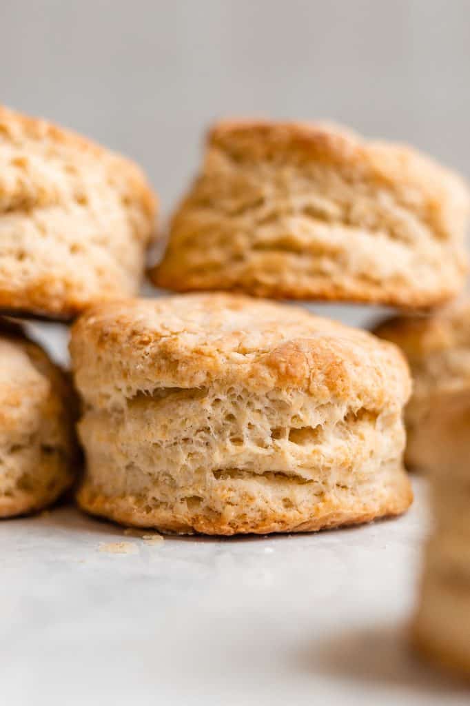 Buttery Flaky Sourdough Biscuits From Scratch