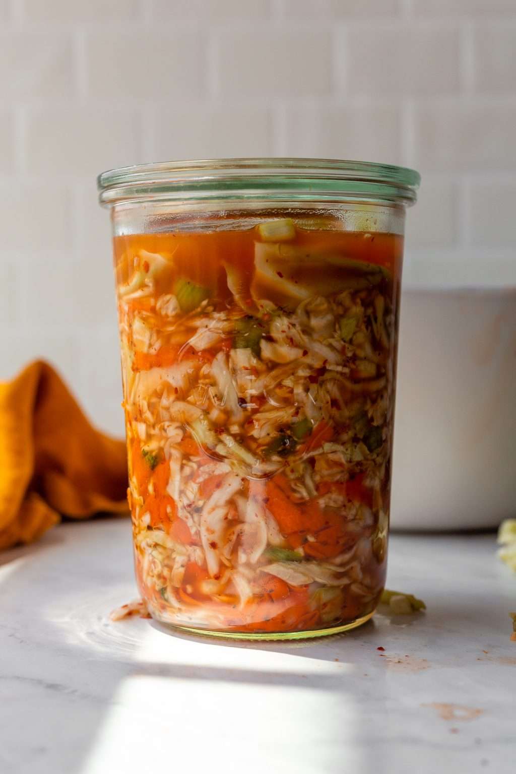 Homemade Kimchi Inspired Spicy Sauerkraut Recipe • Cultured Guru