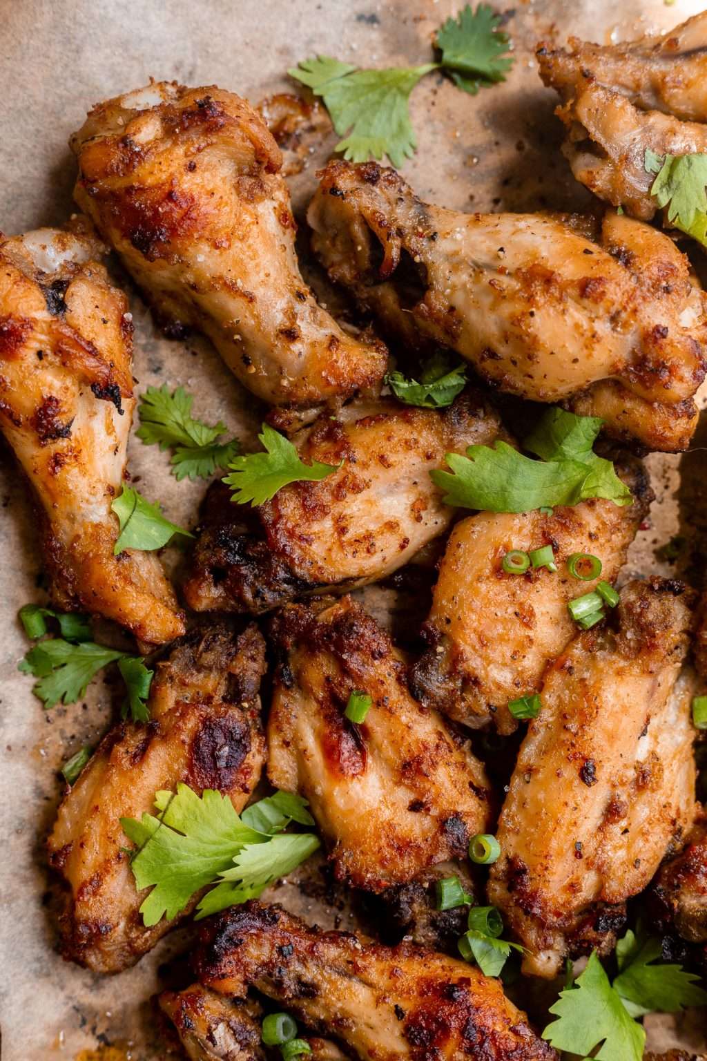 OvenBaked Marinated Chicken Wings with Kimchi and Miso Sauce