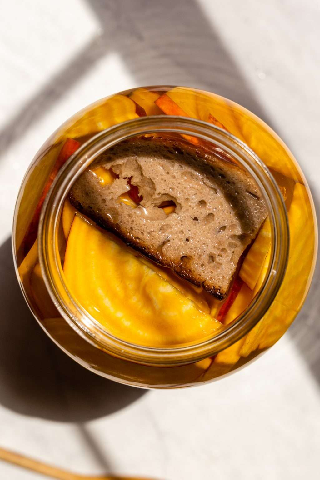 Sparkling Golden Beet Kvass Made the Traditional Way