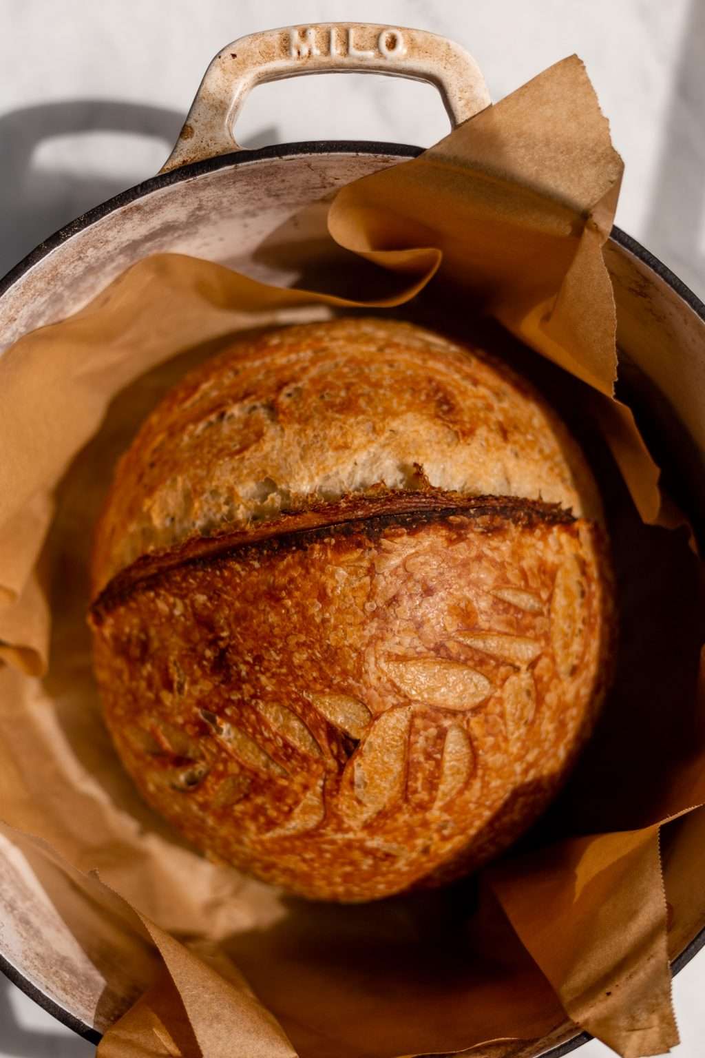 Rustic Rosemary Sourdough Bread • Cultured Guru