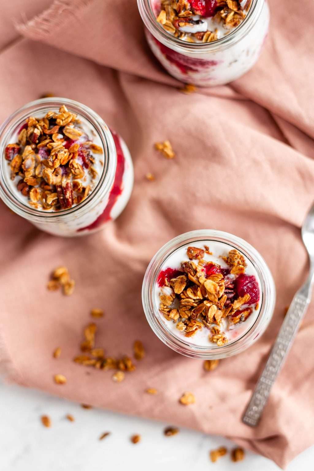 Cranberry Yogurt Parfaits Made With Leftover Cranberry Sauce • Cultured