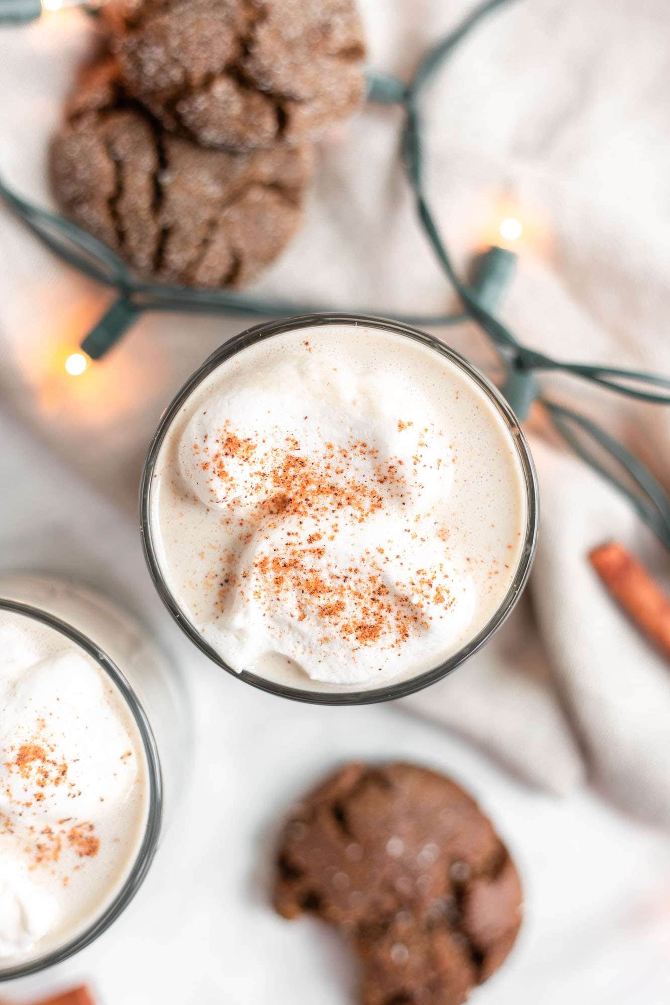 Festive and Creamy Oat Milk Eggnog Recipe (vegan)