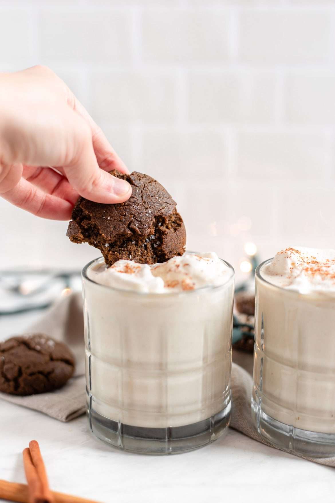 Festive and Creamy Oat Milk Eggnog Recipe (vegan)