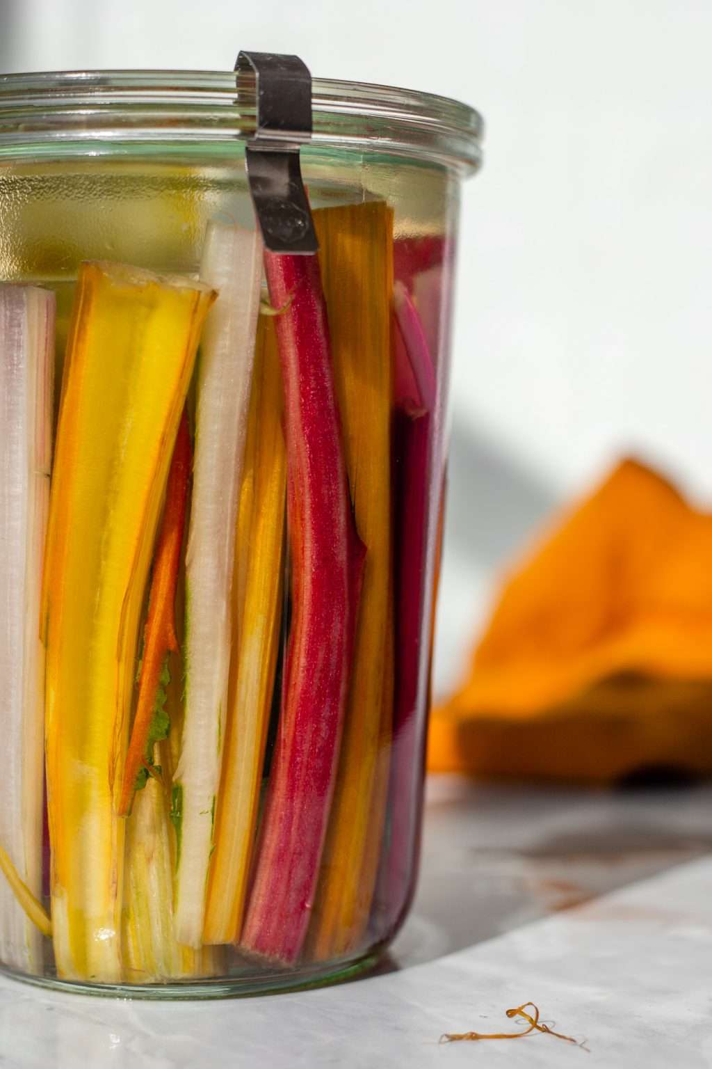 Naturally Fermented Swiss Chard Stems • Cultured Guru