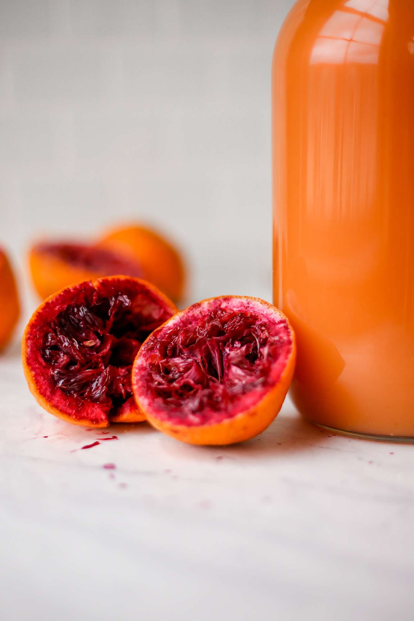 Hard Blood Orange Cider Bottled with Honey