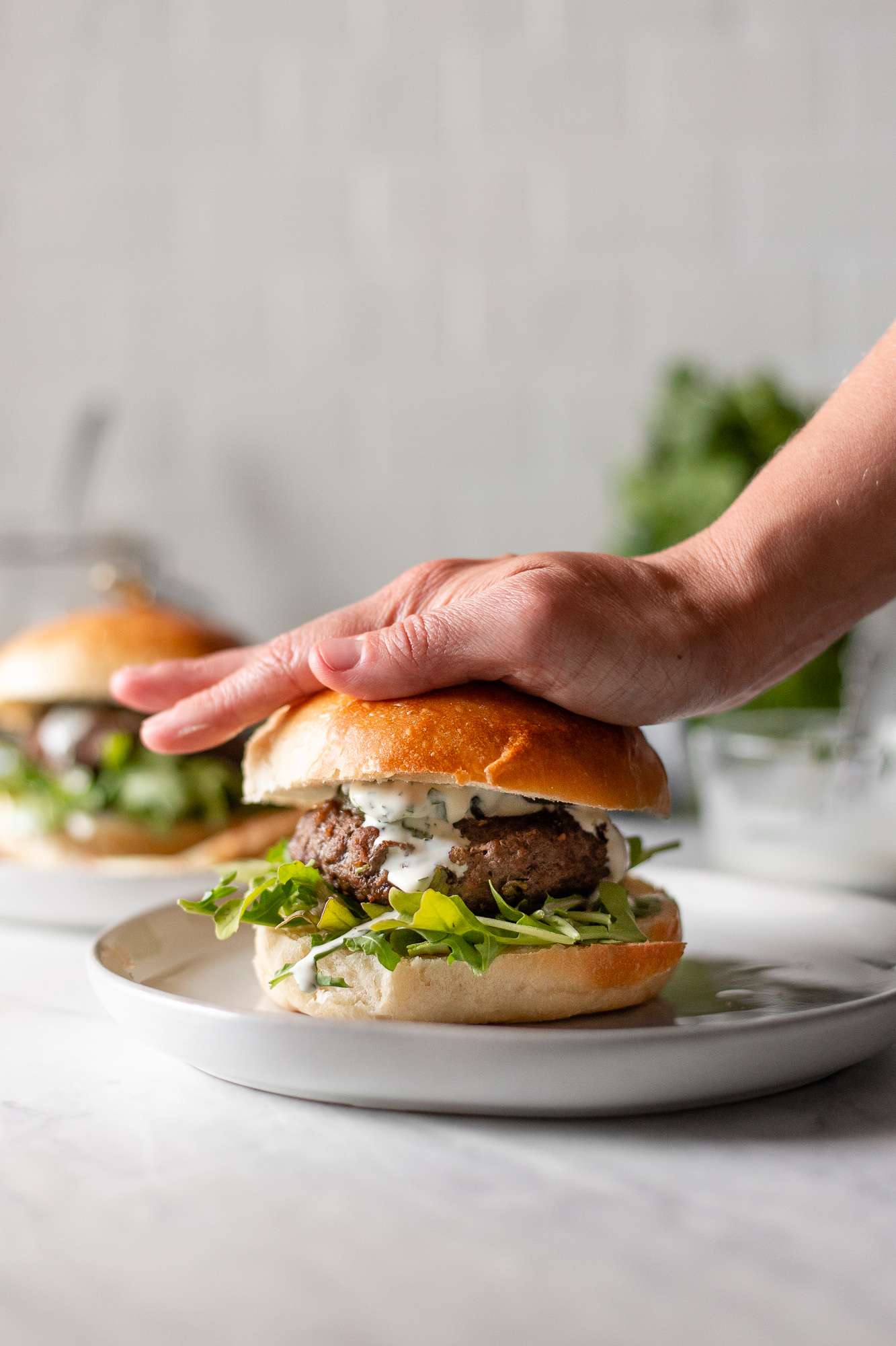 Jalapeño Cheddar Burgers With Cilantro Lime Mayo