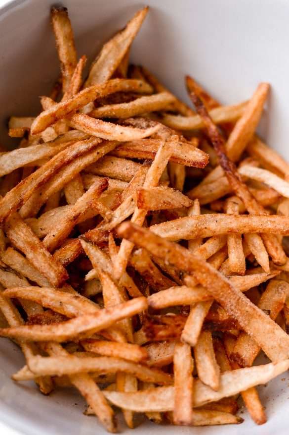 Fermented Lemon Pepper Fries Fried in Duck Fat