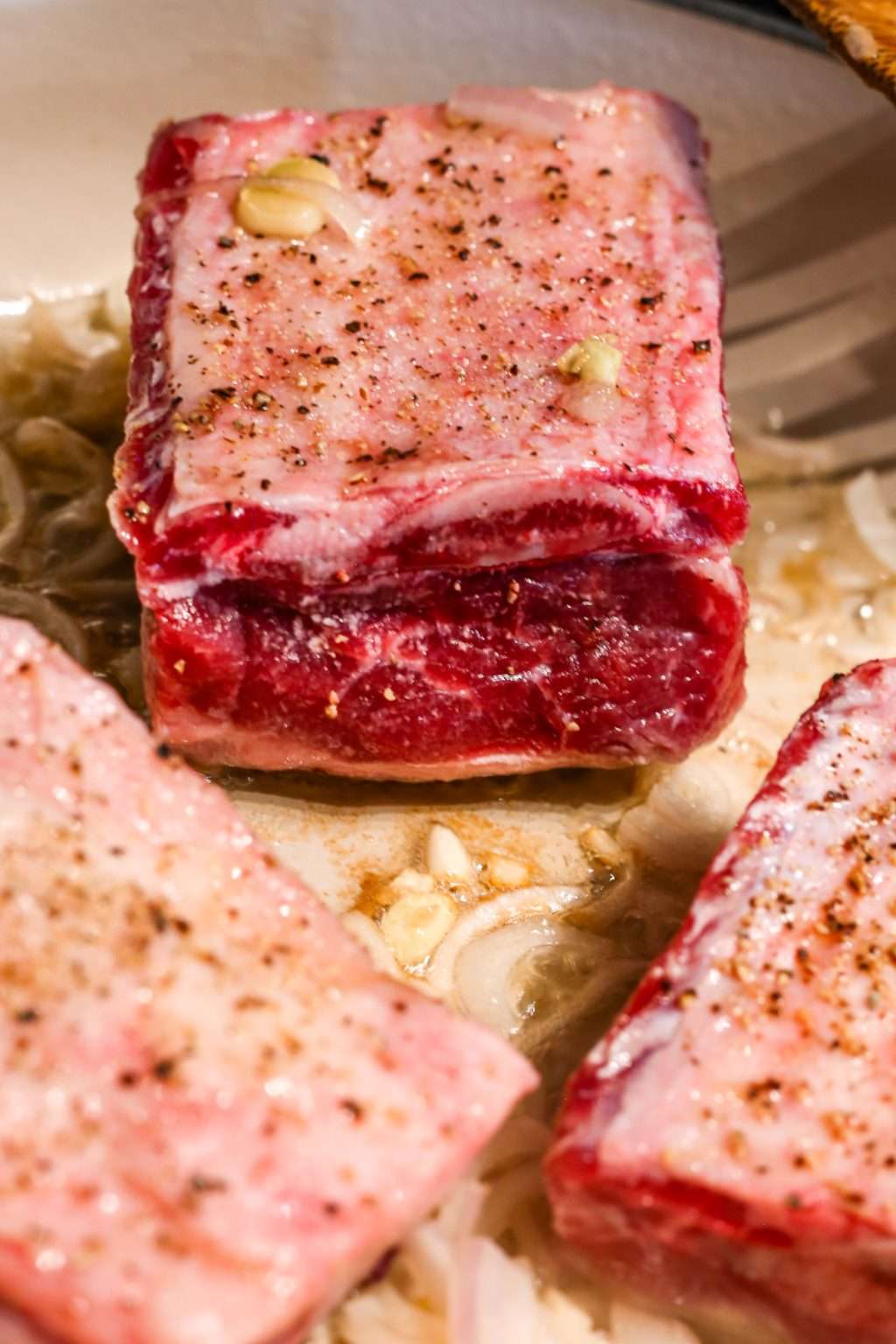 Beer Braised Short Ribs with Porter and Leeks image.