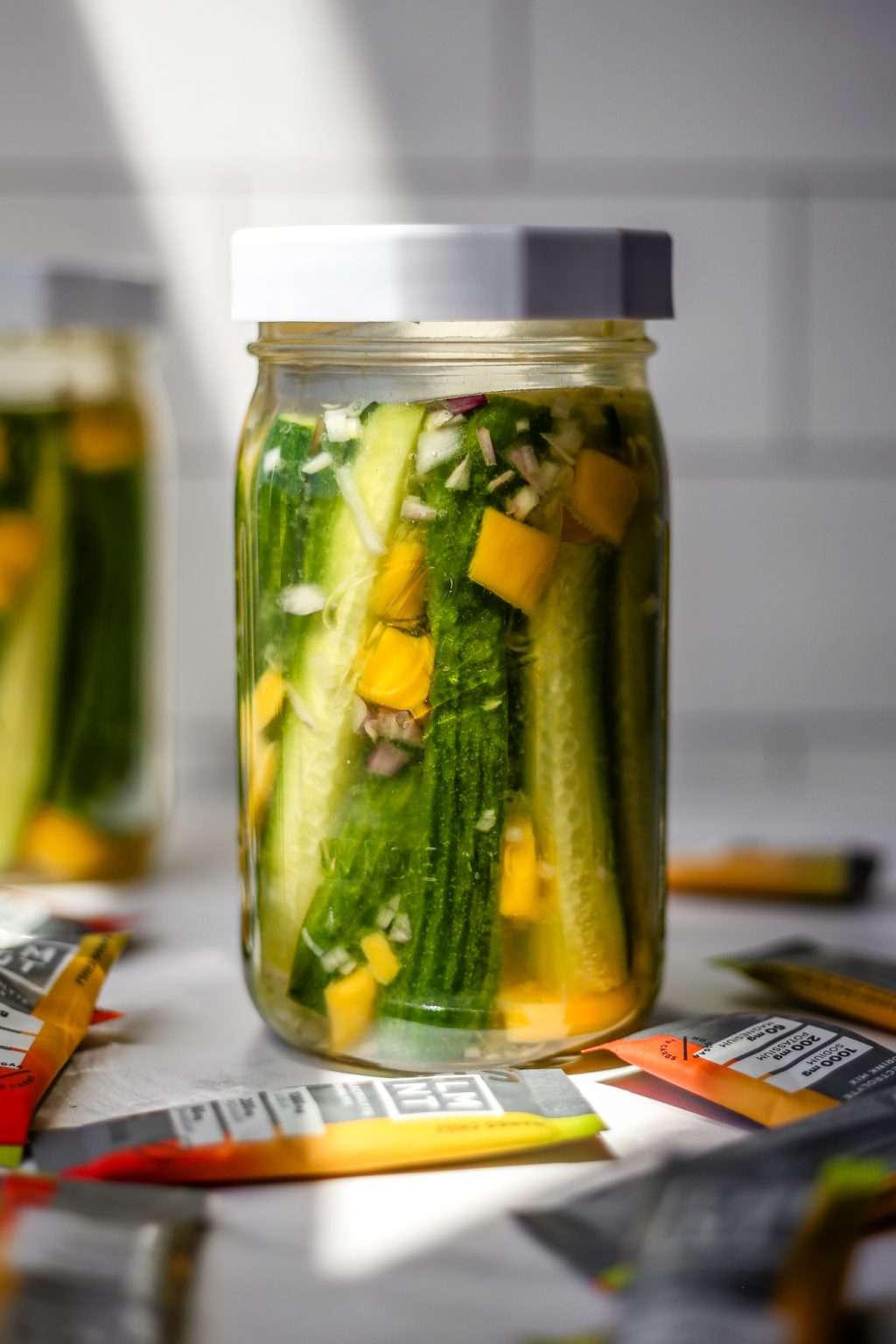 Fermented Mango Chili Probiotic Pickles With Electrolytes