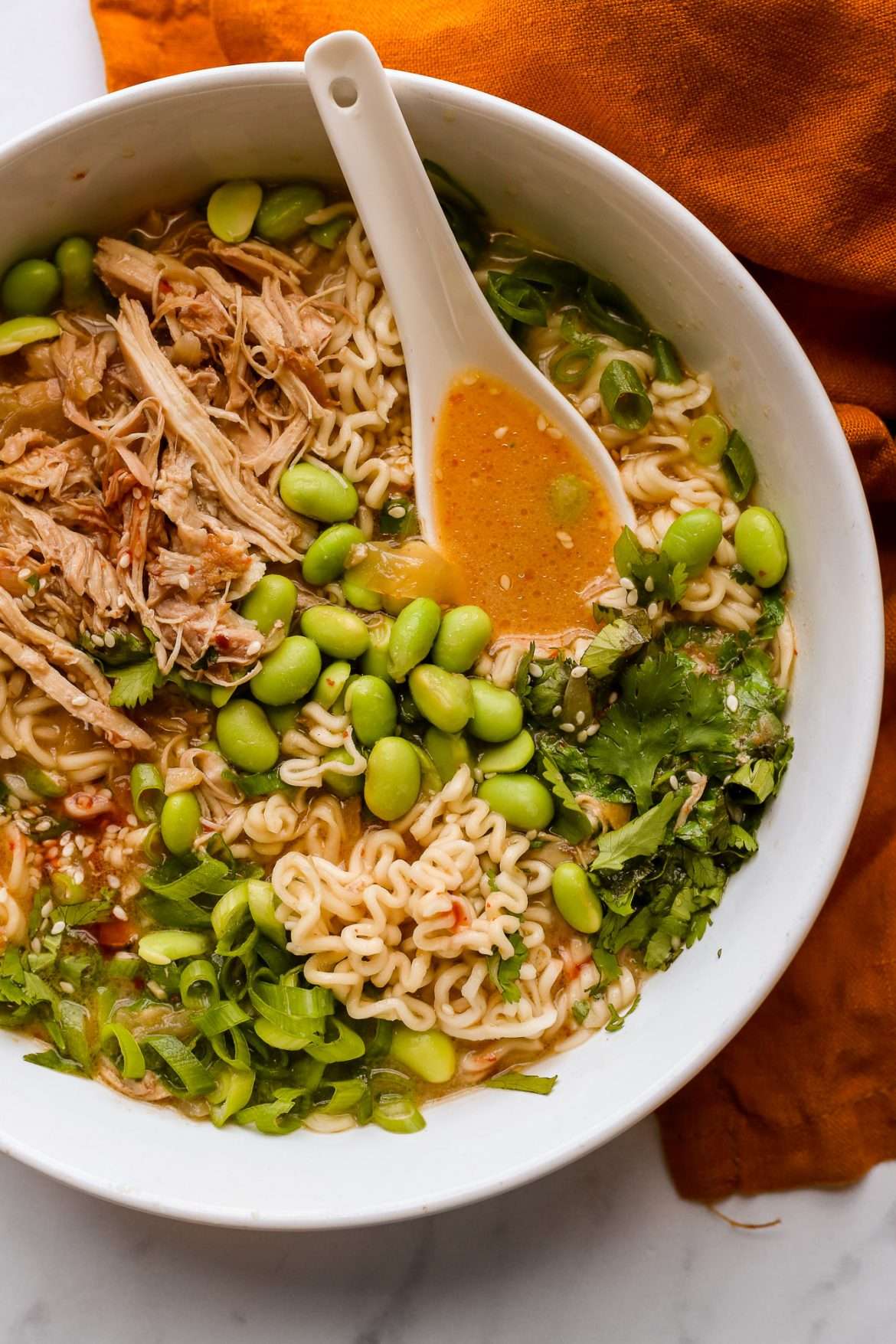 Creamy Chicken Ramen Slow Cooker Recipe • Cultured Guru