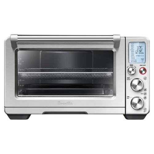 A product image of a counter top oven showing the front face