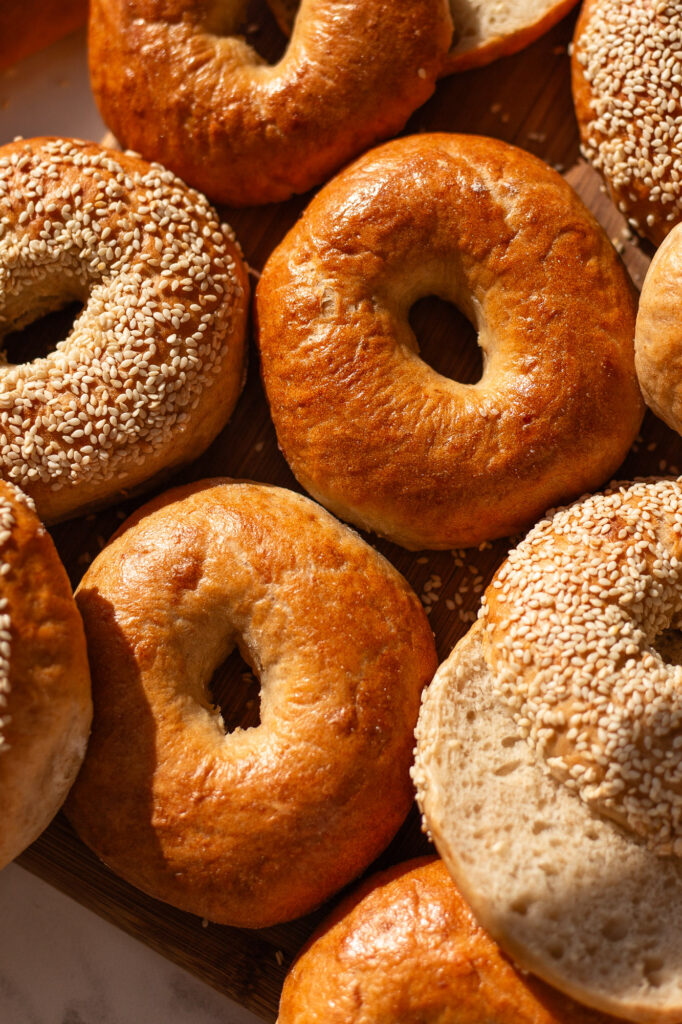 Sourdough Cottage Cheese Bagels (13.4 g Protein)