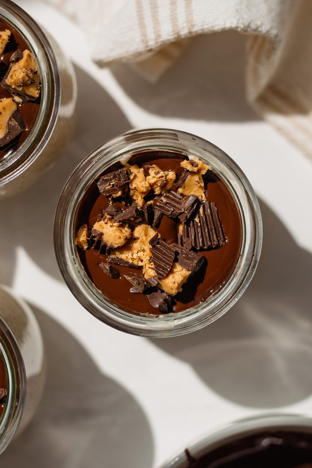 Chocolate Peanut Butter Yogurt Chia Pudding