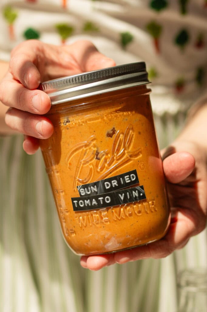 Probiotic Sun-Dried Tomato Balsamic Vinaigrette
